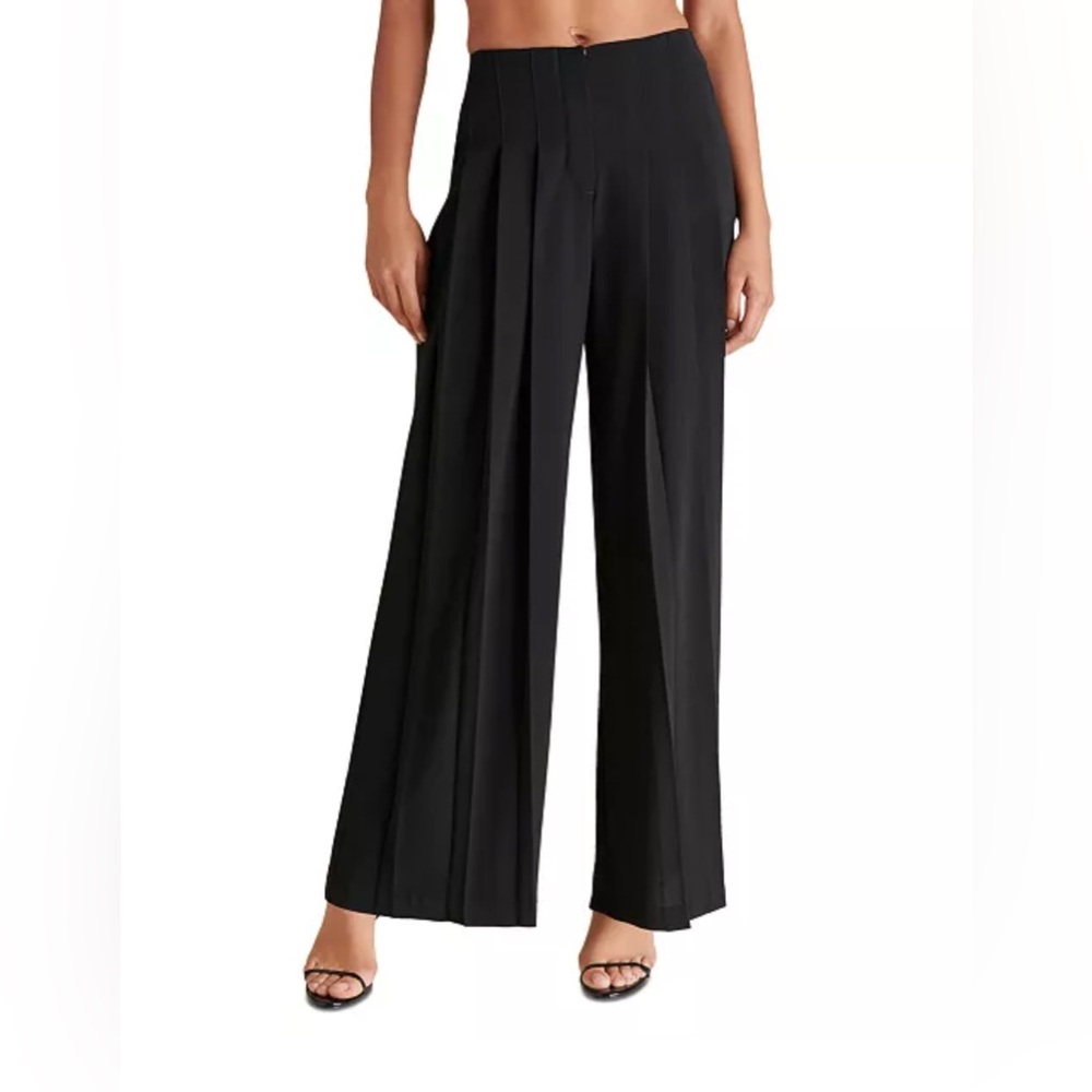 NWT Steve Madden Black Wide-Leg Women's Pants Size Medium